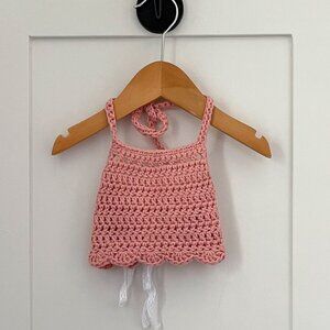 Crochet Crop Top, Baby, Toddler, Kids, Summer, Spring, Boho, Festival, Halter